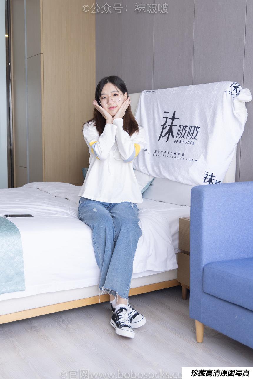 [BoBoSocks袜啵啵]NO.080 小甜豆-帆布鞋、白棉袜、肉丝（花絮版）[140P+1V／6.63GB]