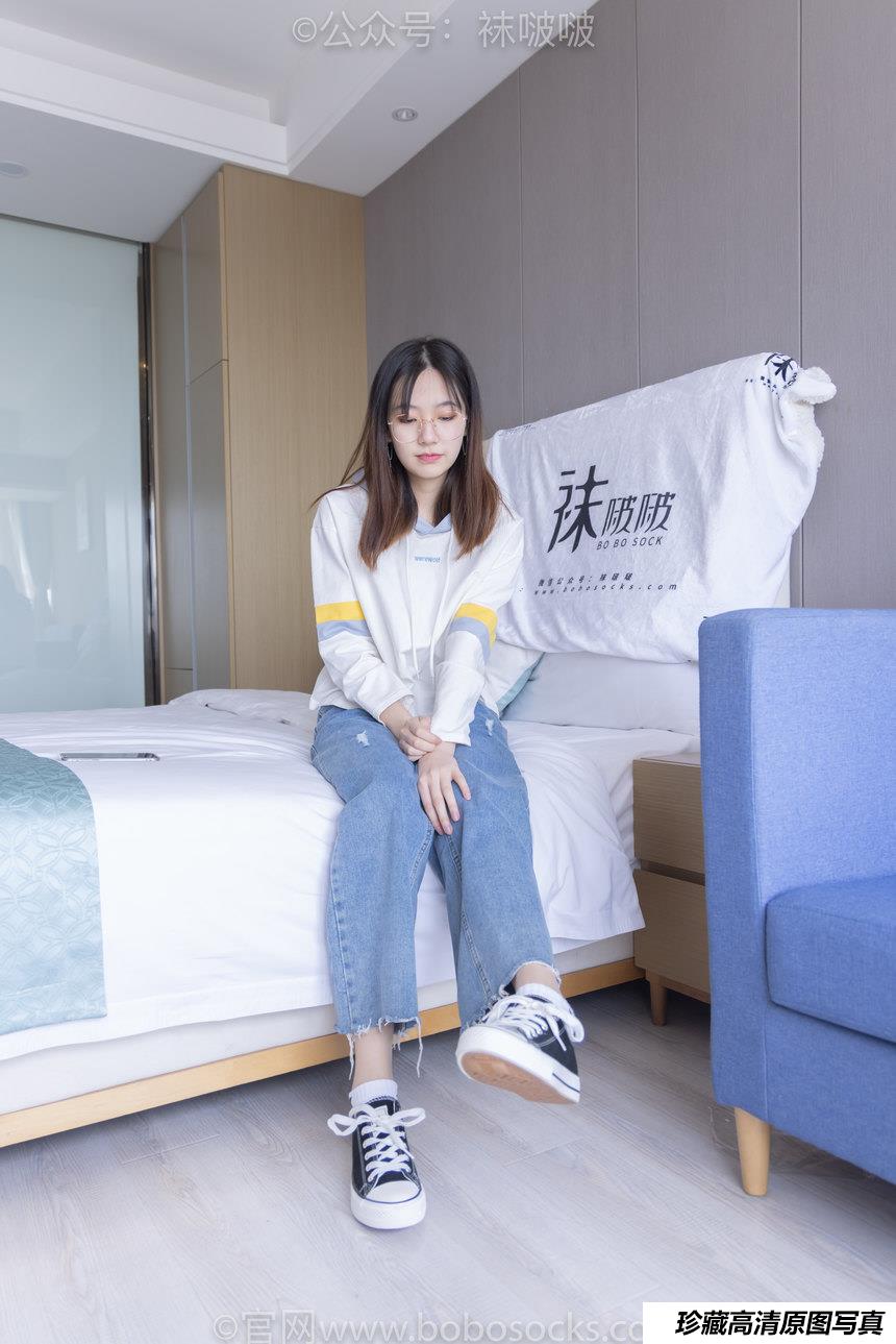 [BoBoSocks袜啵啵]NO.080 小甜豆-帆布鞋、白棉袜、肉丝（花絮版）[140P+1V／6.63GB]