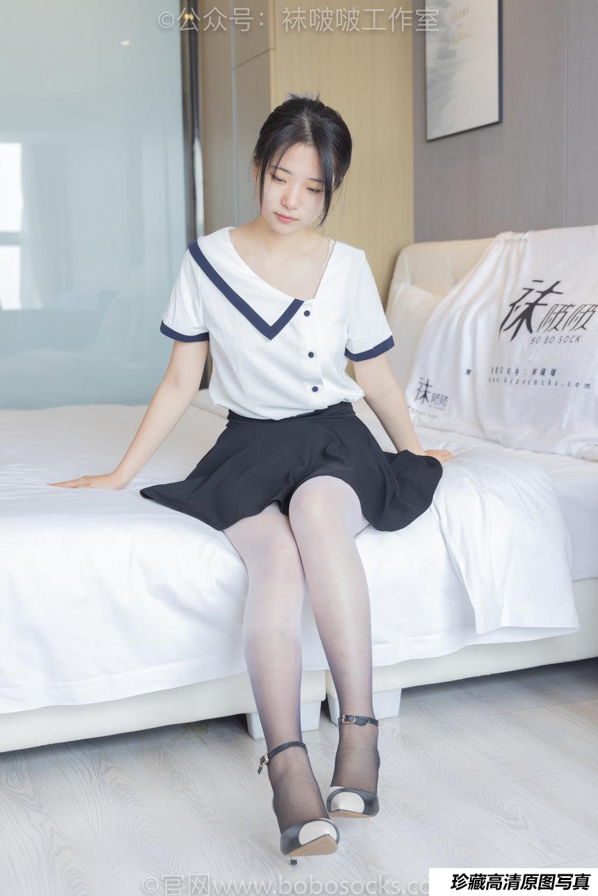 [BoBoSocks袜啵啵]NO.089 小淳-高跟鞋、黑白渐变丝袜[140P+1V／6.35GB]-绅士图