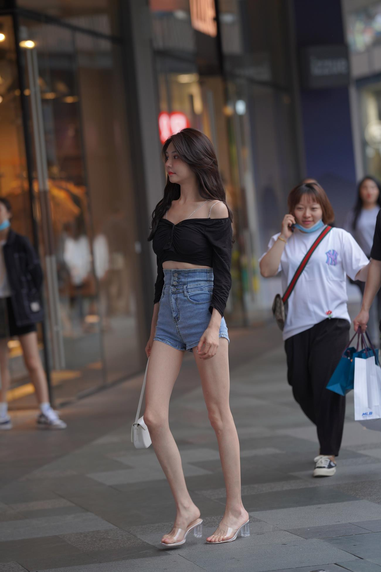 图片[4]-精选街拍作品 高腰牛仔短裤[61P/136MB]-绅士图